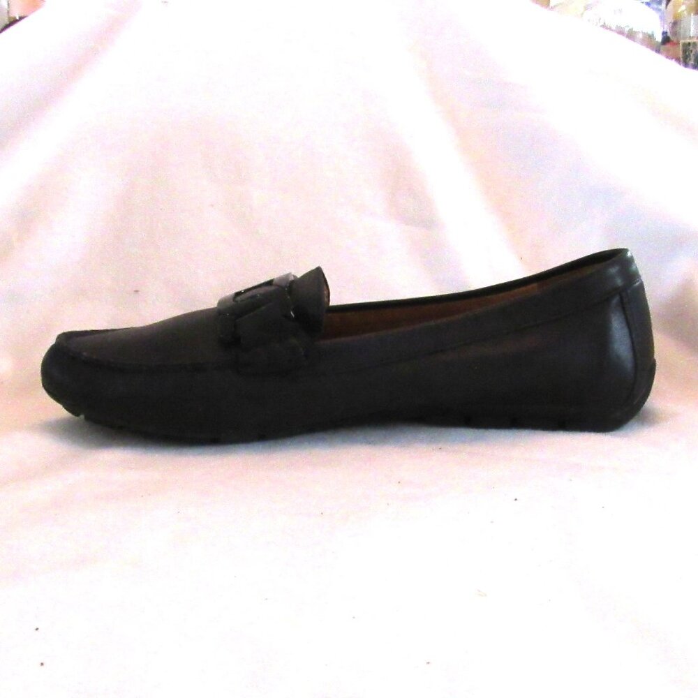 VANELi Aiker Black Leather Driving Shoes With Buckle Size 9.5W - Picture 4 of 12